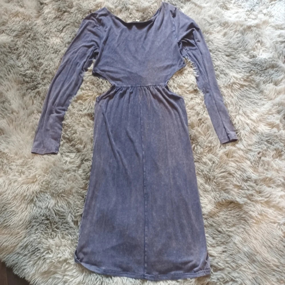 Cut out blue mini dress - Picture 6 of 9